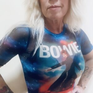 CAMISETA CHICA DAVID BOWIE