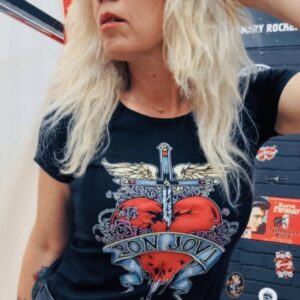 CAMISETA CHICA BON JOVI
